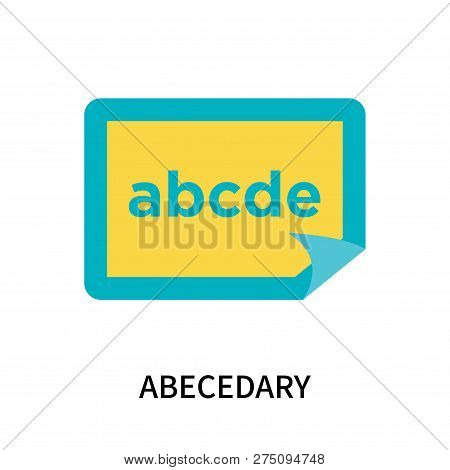 Abecedary Icon Isolated On White Background. Abecedary Icon Simple Sign. Abecedary Icon Trendy And M