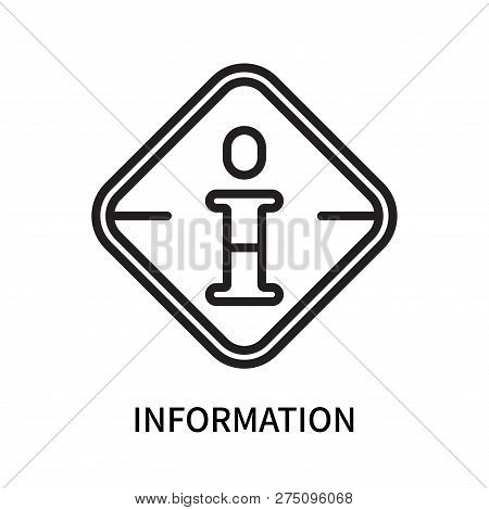 Information Icon Isolated On White Background. Information Icon Simple Sign. Information Icon Trendy