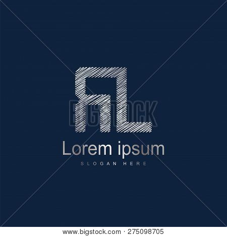 Initial Letter Rl Logo Template Vector Design