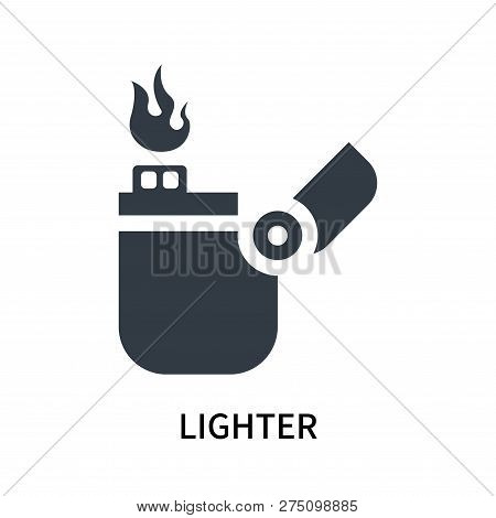 Lighter Icon Isolated On White Background. Lighter Icon Simple Sign. Lighter Icon Trendy And Modern 