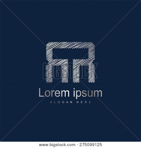 Initial Letter Rr Logo Template Vector Design