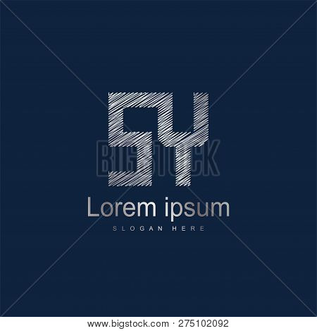 Initial Letter Sy Logo Template Vector Design
