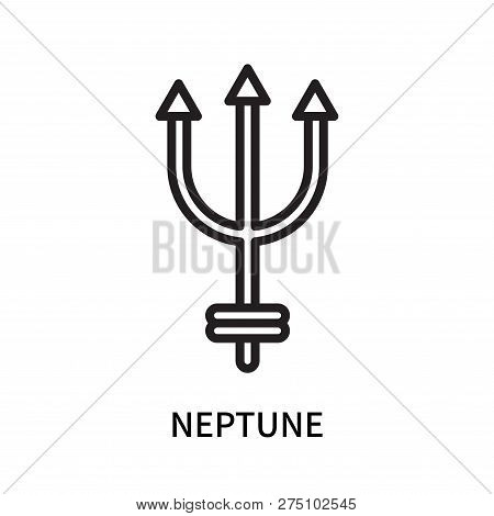 Neptune Icon Isolated On White Background. Neptune Icon Simple Sign. Neptune Icon Trendy And Modern 