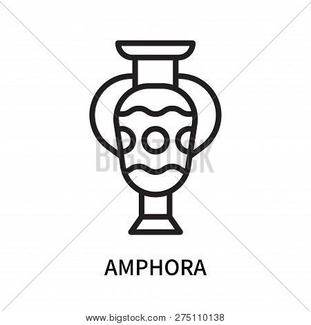 Amphora Icon Isolated On White Background. Amphora Icon Simple Sign. Amphora Icon Trendy And Modern 