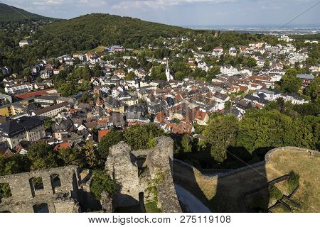 View From Castle  Koenigstein On Old Town Koenigstein ( Konigstein)  Im Taunus, Hesse, Germany: Hist