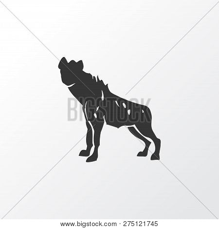 Hyena Icon Symbol. Premium Quality Isolated Wolf Element In Trendy Style.