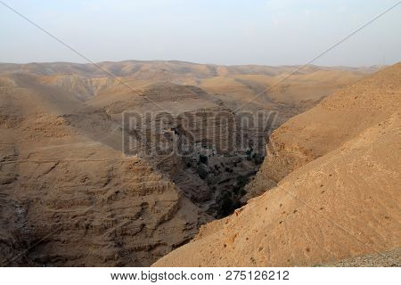 St George Monastery In Wadi Kelt, Judea Desert