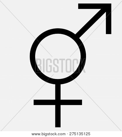 An Illustration Of A Combination Of A Venus And Mars Symbol Gear With The Text Ebm Inside.