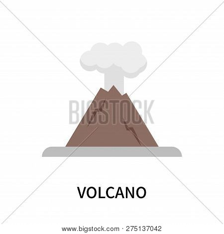 Volcano Icon Isolated On White Background. Volcano Icon Simple Sign. Volcano Icon Trendy And Modern 
