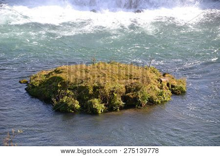 Faxafoss Or Faxifoss Waterfall Located In Iceland