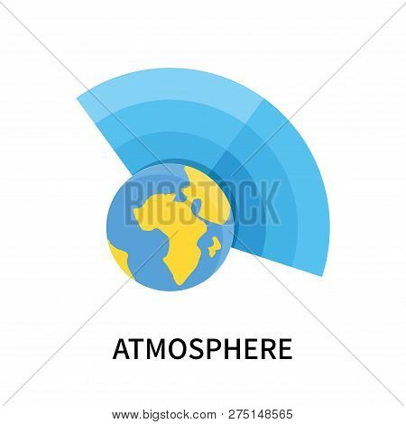 Atmosphere Icon Isolated On White Background. Atmosphere Icon Simple Sign. Atmosphere Icon Trendy An