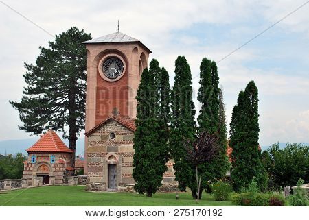 The Beautiful Ancient Zica Monastery In Serbia