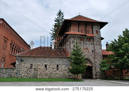 The Beautiful Ancient Zica Monastery In Serbia