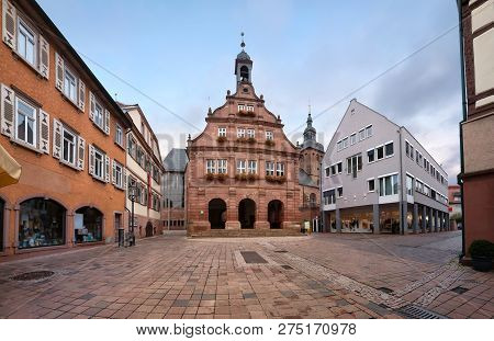 Old Town Hall (altes Rathaus) Of Buchen, Baden-wurttemberg, Germany