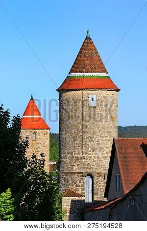 Dinkelsbühl Is A City In Bavaria, Germany, With Many Historical Attractions