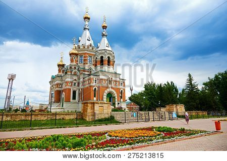 Orthodoxy Church In Uralsk City. Kazakhstan.
Temple Of The Christ Of The Savior.