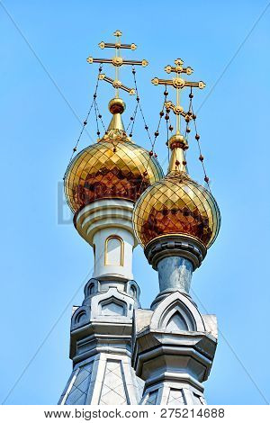 Orthodoxy Church In Uralsk City. Kazakhstan.
Temple Of The Christ Of The Savior.