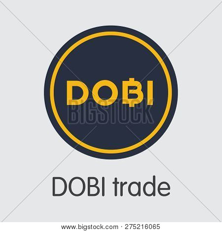 Exchange - Dobi Trade. The Crypto Coins Or Cryptocurrency Logo.
