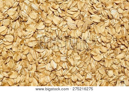 Texture Of Oatmeal Oatmeal Porridge Background Of Oatmeal Cereal Crops