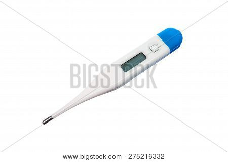 Medical Digital Thermometer Isolated On White Background