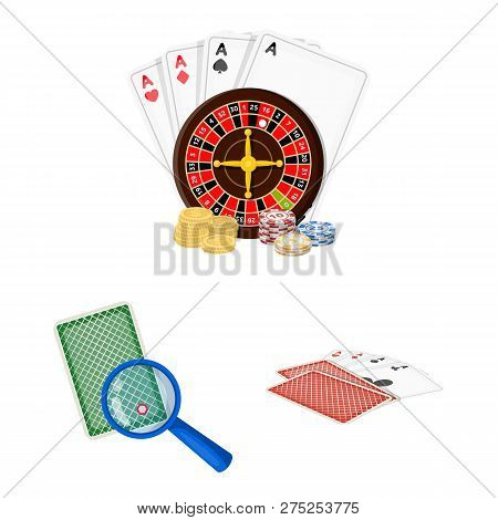 Isolated Object Of Game And Magic Icon. Collection Of Game And Poker Stock Symbol For Web.