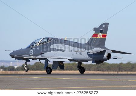 Avalon, Australia - March 3, 2013: Royal Australian Air Force (raaf) Bae Hawk 127 Lead In Fighter Tr