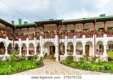 Agapia Orthodox Church Monastery, Agapia Town, Moldavia, Romania