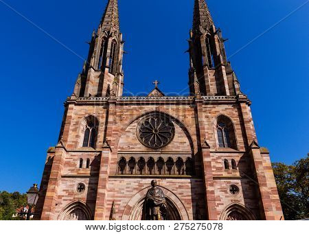 Obernai Cathedral, Alsace, France