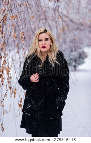 The Portrait Of Blonde Woman