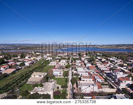 Aerial View Of Granelli Beach, A Seaside Place In Sicily