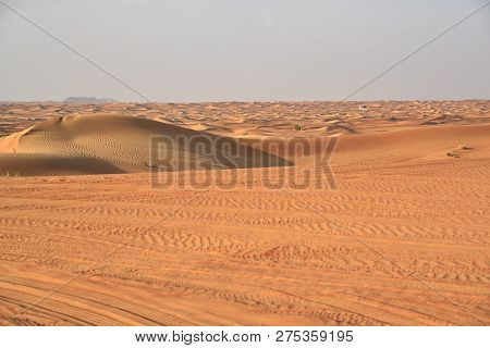 Sharjah Desert Area, One Of The Most Visited Places For Off-roading By Off Roaders