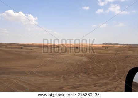 Sharjah Desert Area, One Of The Most Visited Places For Off-roading By Off Roaders