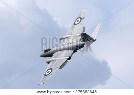 Farnborough, Uk - July 21, 2014: Former Royal Air Force English Electric Canberra Pr.9 Photographic 
