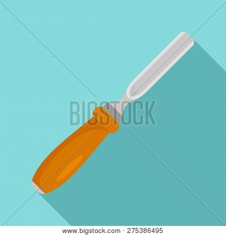 Wood Metal Rasp Icon. Flat Illustration Of Wood Metal Rasp Vector Icon For Web Design