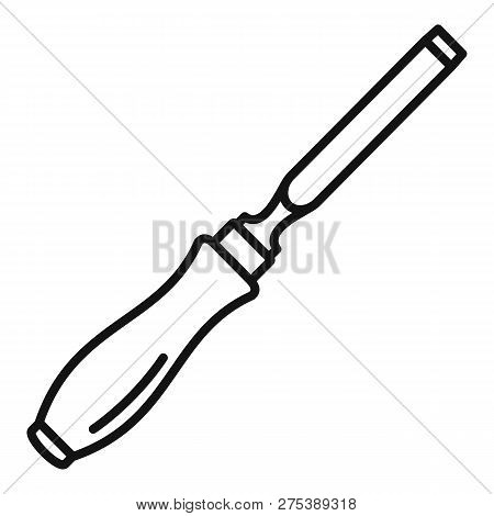 Metal Rasp Icon. Outline Metal Rasp Vector Icon For Web Design Isolated On White Background