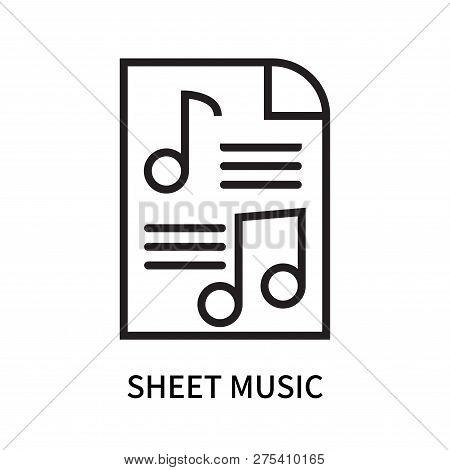 sheet music icon vector photo free trial bigstock sign in sheet clip art