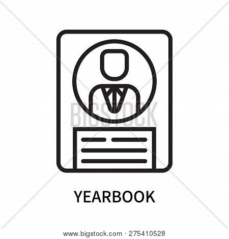 Yearbook Icon Isolated On White Background. Yearbook Icon Simple Sign. Yearbook Icon Trendy And Mode