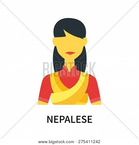 Nepalese Icon Isolated On White Background. Nepalese Icon Simple Sign. Nepalese Icon Trendy And Mode