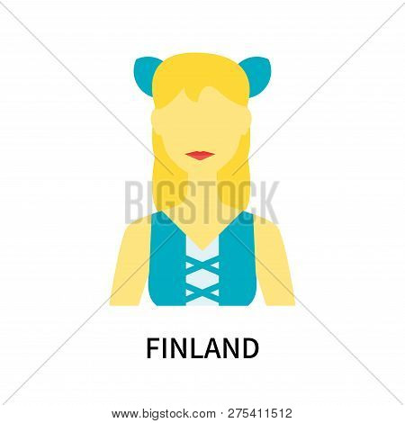 Finland Icon Isolated On White Background. Finland Icon Simple Sign. Finland Icon Trendy And Modern 