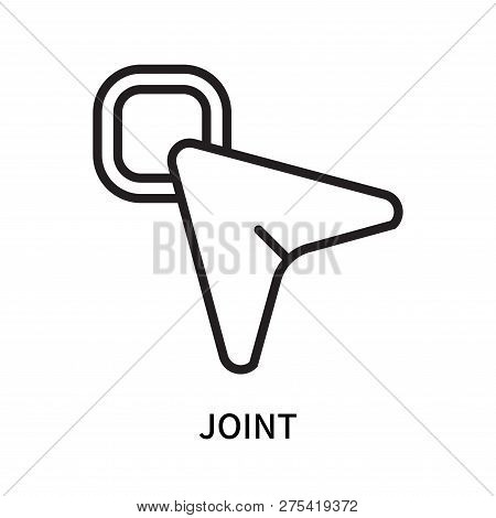 Joint Icon Isolated On White Background. Joint Icon Simple Sign. Joint Icon Trendy And Modern Symbol