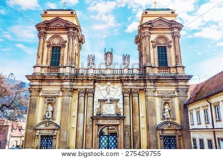 Dietrichstein Tomb, Mikulov, Czech Republic. Religious Architecture. Travel Destination. Vivid Photo