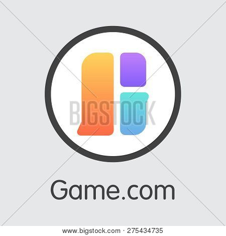Gtc - Gamecom. The Crypto Coins Or Cryptocurrency Logo.
