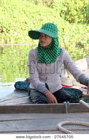 Travel In Tonle Sap Lake, Khmer Republic