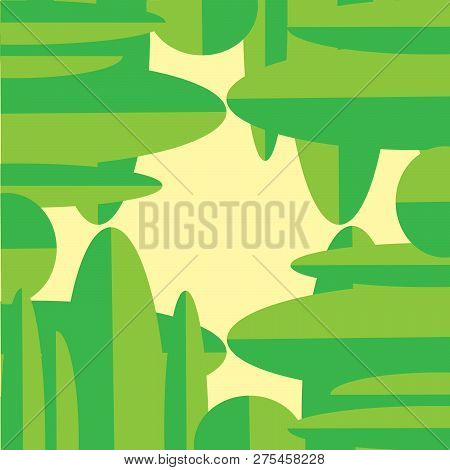 Natural Green Abstract Background Vertical Horizontal Leaves