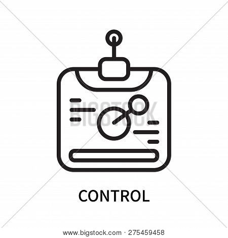 Control Icon Isolated On White Background. Control Icon Simple Sign. Control Icon Trendy And Modern 