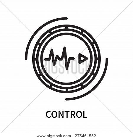 Control Icon Isolated On White Background. Control Icon Simple Sign. Control Icon Trendy And Modern 