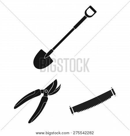 Vector Illustration Of Tool And Construction Logo. Set Of Tool And Carpentry Stock Vector Illustrati