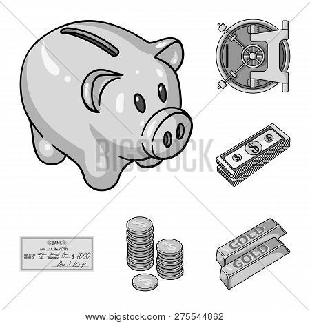 Vector Illustration Of Payment And Loan Icon. Set Of Payment And Financial Vector Icon For Stock.