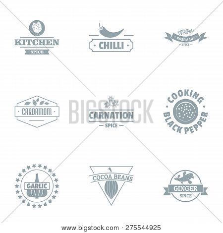 Cookhouse Logo Set. Simple Set Of 9 Cookhouse Logo For Web Isolated On White Background