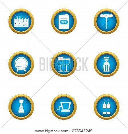 Intoxicating Icons Set. Flat Set Of 9 Intoxicating Icons For Web Isolated On White Background